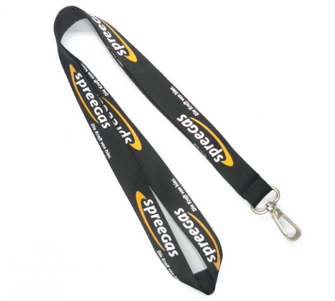 Egg Hook Metal  Spring  Nylon Neck Strap Lanyards Customized 900  X 20 mm