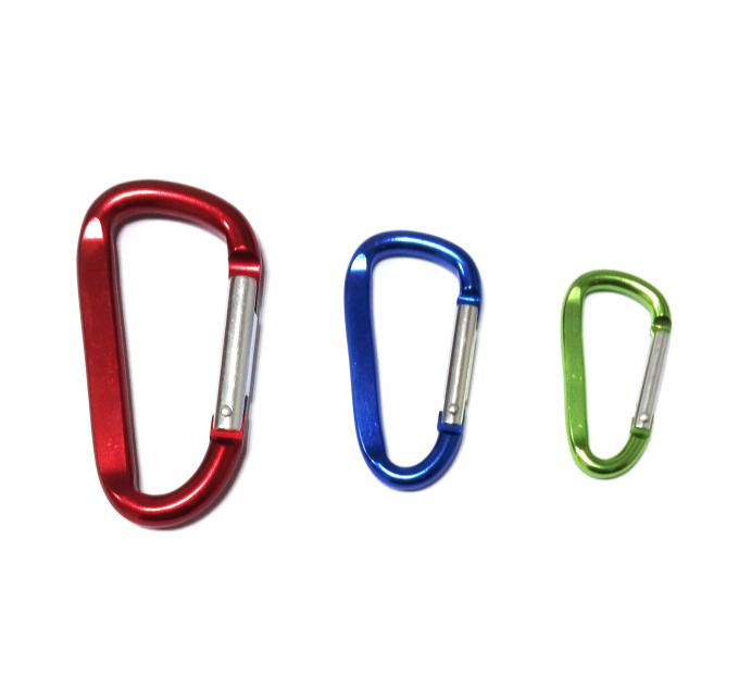 Fashion Personalized Carabiner Clips Metal Keyring Environmental Protection