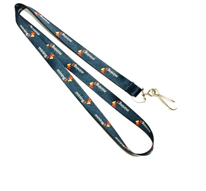 Dye Sublimation Heat Transfer Lanyards Full Color Brand Name Soft Plastic Card Holder