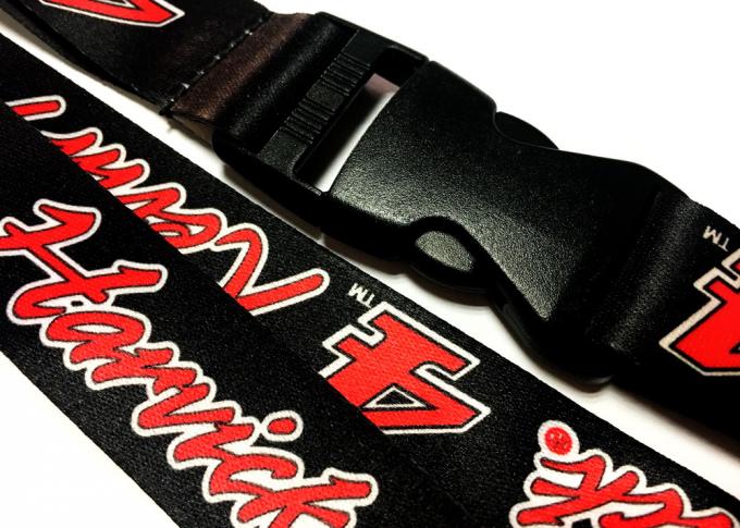 White Theme Double Sided Lanyard , Custom Neck Lanyards For Sports Meeting