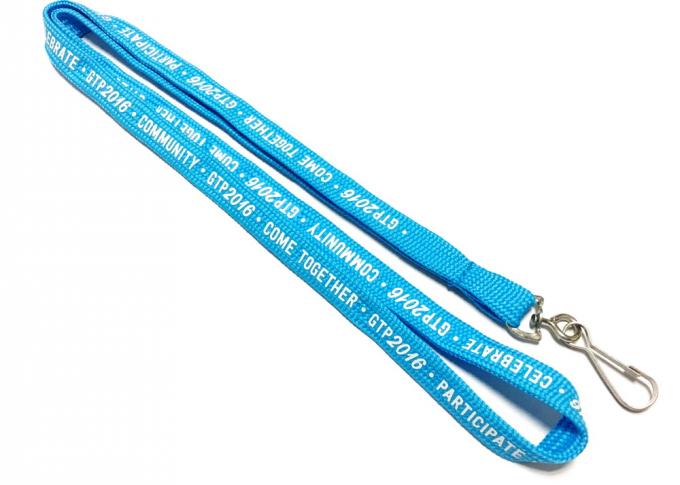 Durable Material Tubular Lanyard With One Side Printing Logo 900*10mm