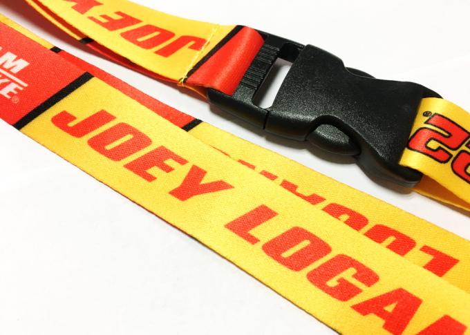 Trol Shell Trademark Dye Sublimation Lanyards With Easily Match Color , Polyester Material