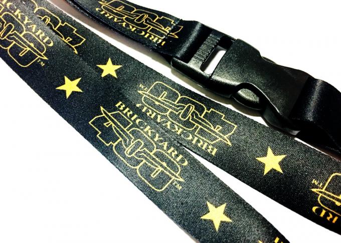 Dye Sublimation Screen Printed Lanyards , CMYK Logo Heat Transfer Lanyards