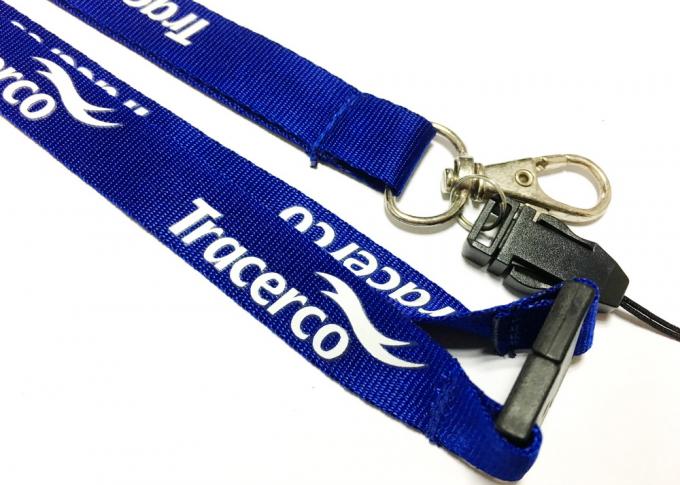 Multipurpose Heat Transfer Lanyards , Silk Screen Lanyards With Various Style