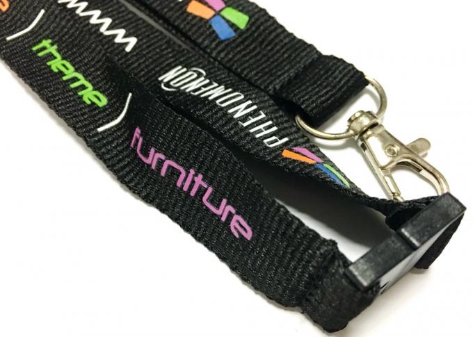 Various Styles Safety Neck Lanyards , Pantone Color Mobile Phone Lanyard