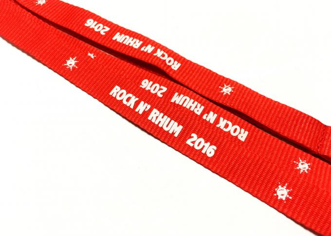 Polyester Dye Sublimated Lanyards , Id Card Lanyards Specially Delicate For Show Party