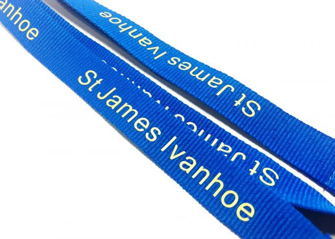 Fashion Custom Polyester Lanyards New Year Activities Necessary With Personalised Logo