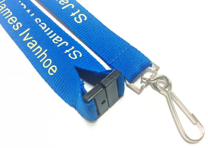 Fashion Custom Polyester Lanyards New Year Activities Necessary With Personalised Logo