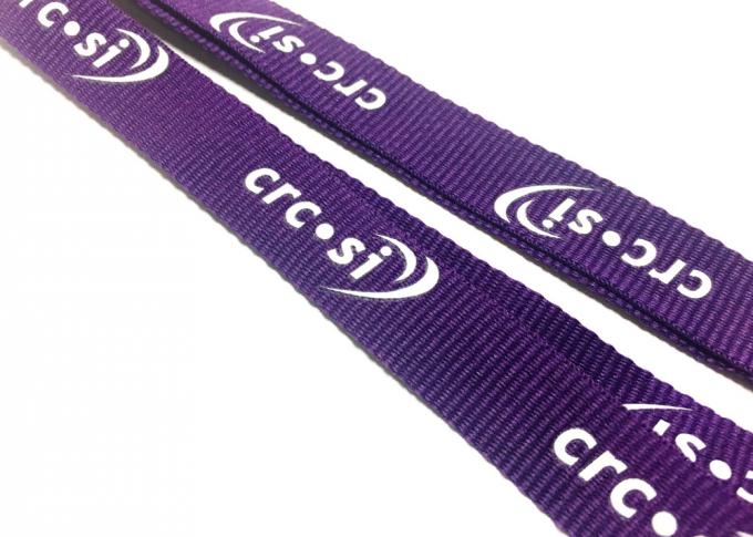 Safety Break Flat Polyester Lanyard With Metal Hook Accessories Size 900*20mm