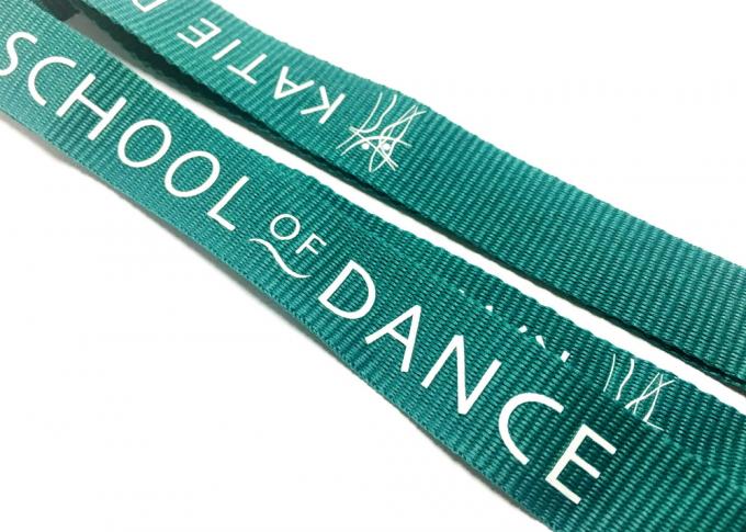Egg Hook Custom Polyester Lanyards Flat Designed Color Wide Neck Strap