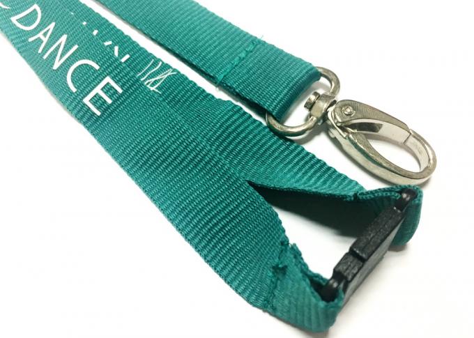 Egg Hook Custom Polyester Lanyards Flat Designed Color Wide Neck Strap