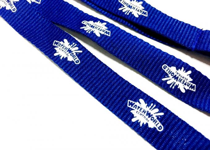 Eco - Friendly Sublimation Custom Polyester Lanyards Single J Hook Accessories