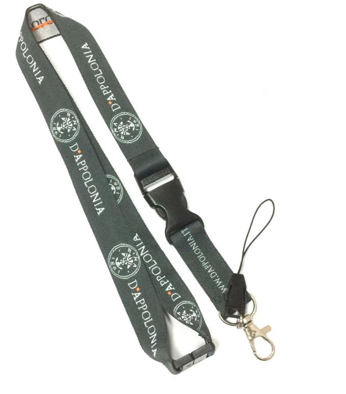 Neck Lanyards For Id Cards / Cell Phone Holder , Promotional Safety Neck Lanyards