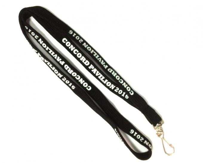 Mobile Phone Tubular Lanyard With Swive J hook , Polyester Silk Screen Printing