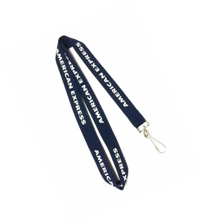 Silk Screen Printing Custom Polyester Lanyard With Swivel J Hook