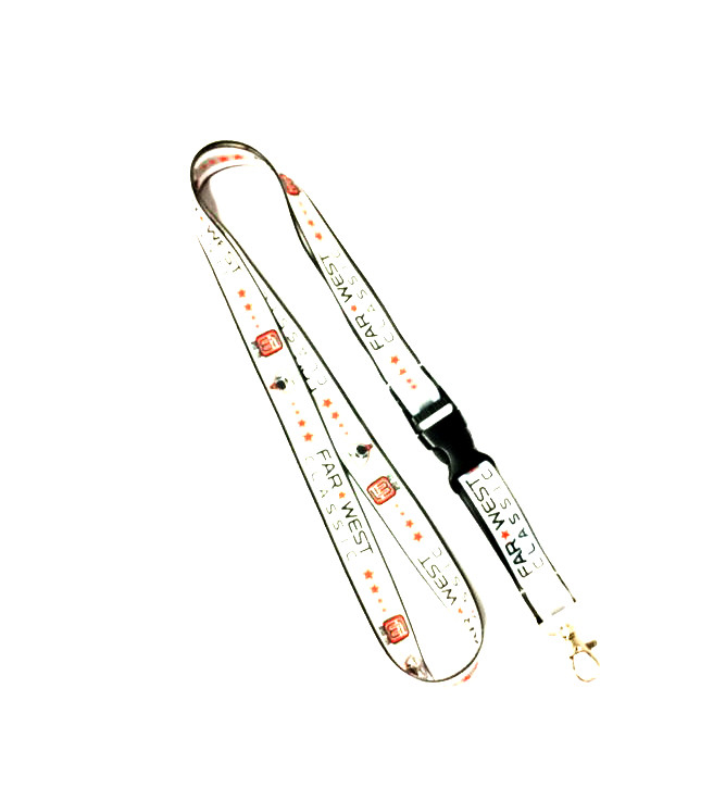 Classic Music Polyester Dye Sublimation Lanyards with Heat Transfer Printing